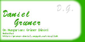 daniel gruner business card