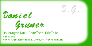 daniel gruner business card